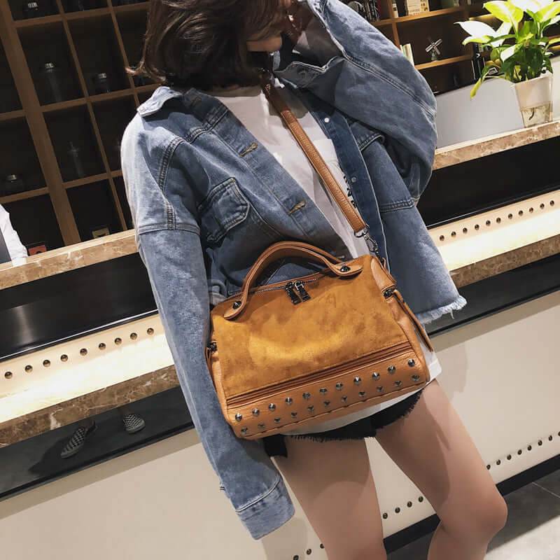 High-Quality Big Casual Tote Female Shoulder Bag Soft Bolsas - ROYAL EQUIPS