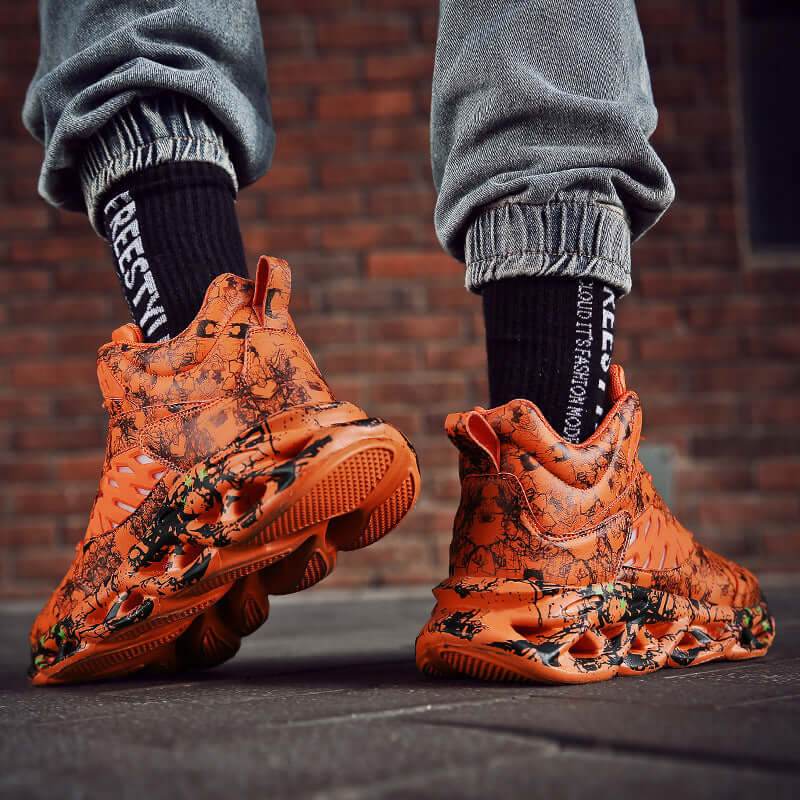 Trendy Camouflage Sports And Leisure Blade shaped Sneakers - ROYAL EQUIPS