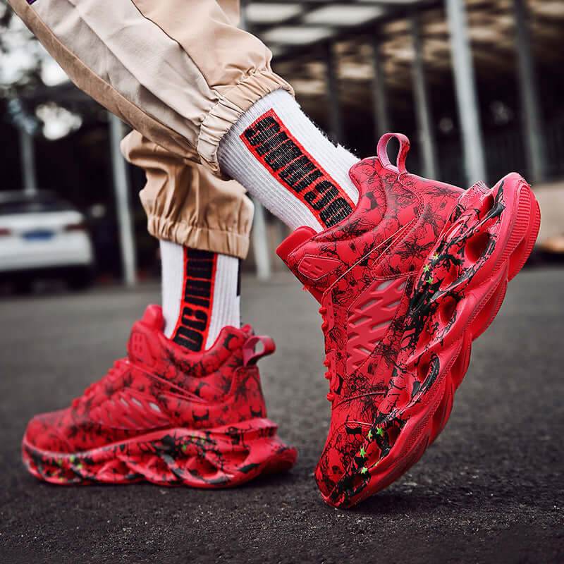 Trendy Camouflage Sports And Leisure Blade shaped Sneakers - ROYAL EQUIPS