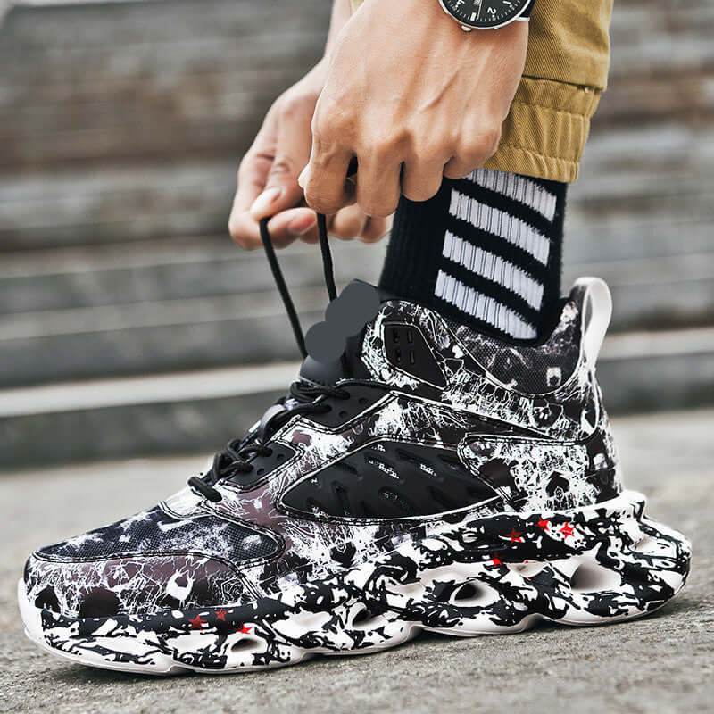 Trendy Camouflage Sports And Leisure Blade shaped Sneakers - ROYAL EQUIPS