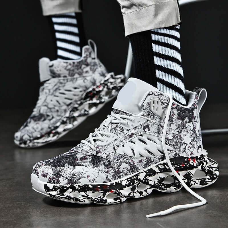 Trendy Camouflage Sports And Leisure Blade shaped Sneakers - ROYAL EQUIPS