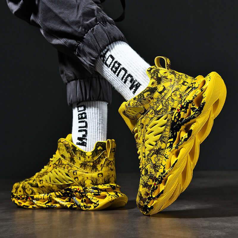 Trendy Camouflage Sports And Leisure Blade shaped Sneakers - ROYAL EQUIPS