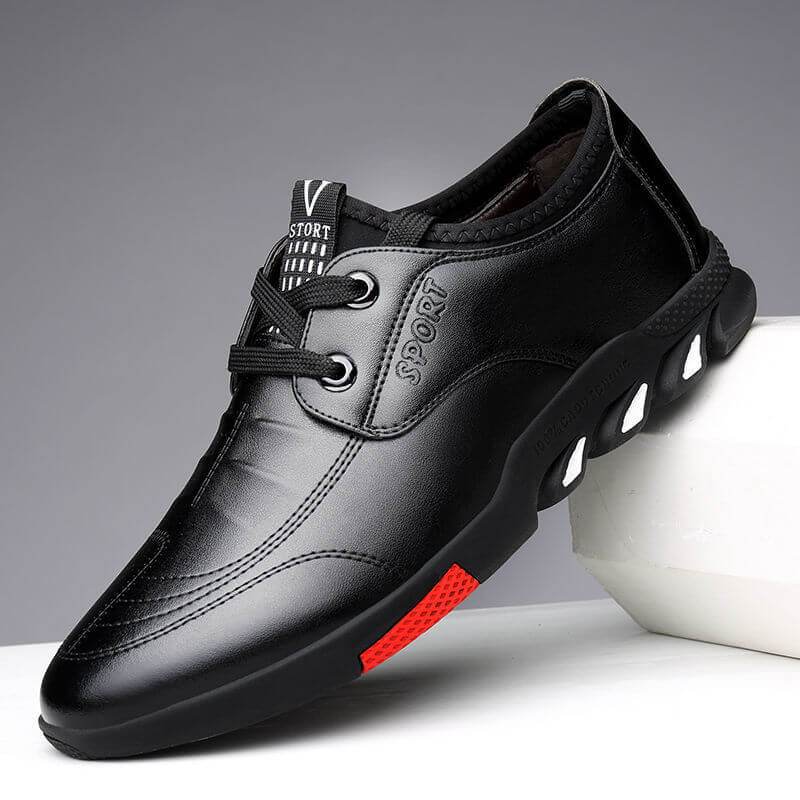 Leather Shoes Mens Leather Spring New Mens Business - ROYAL EQUIPS
