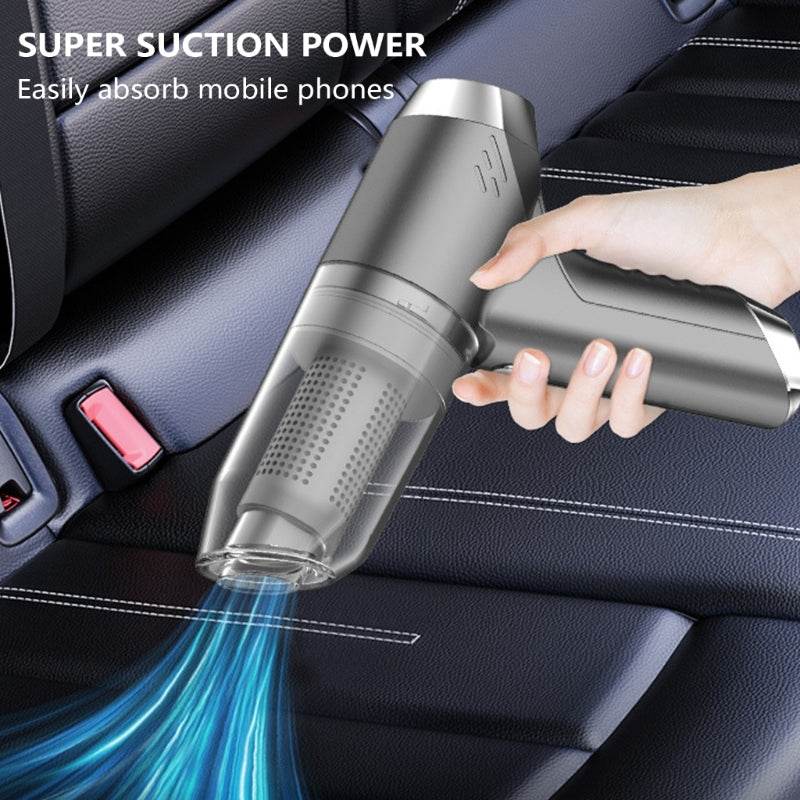 Wireless car vacuum cleaner small handheld blowing and suction dual-use with super large suction power for locomotives - ROYAL EQUIPS