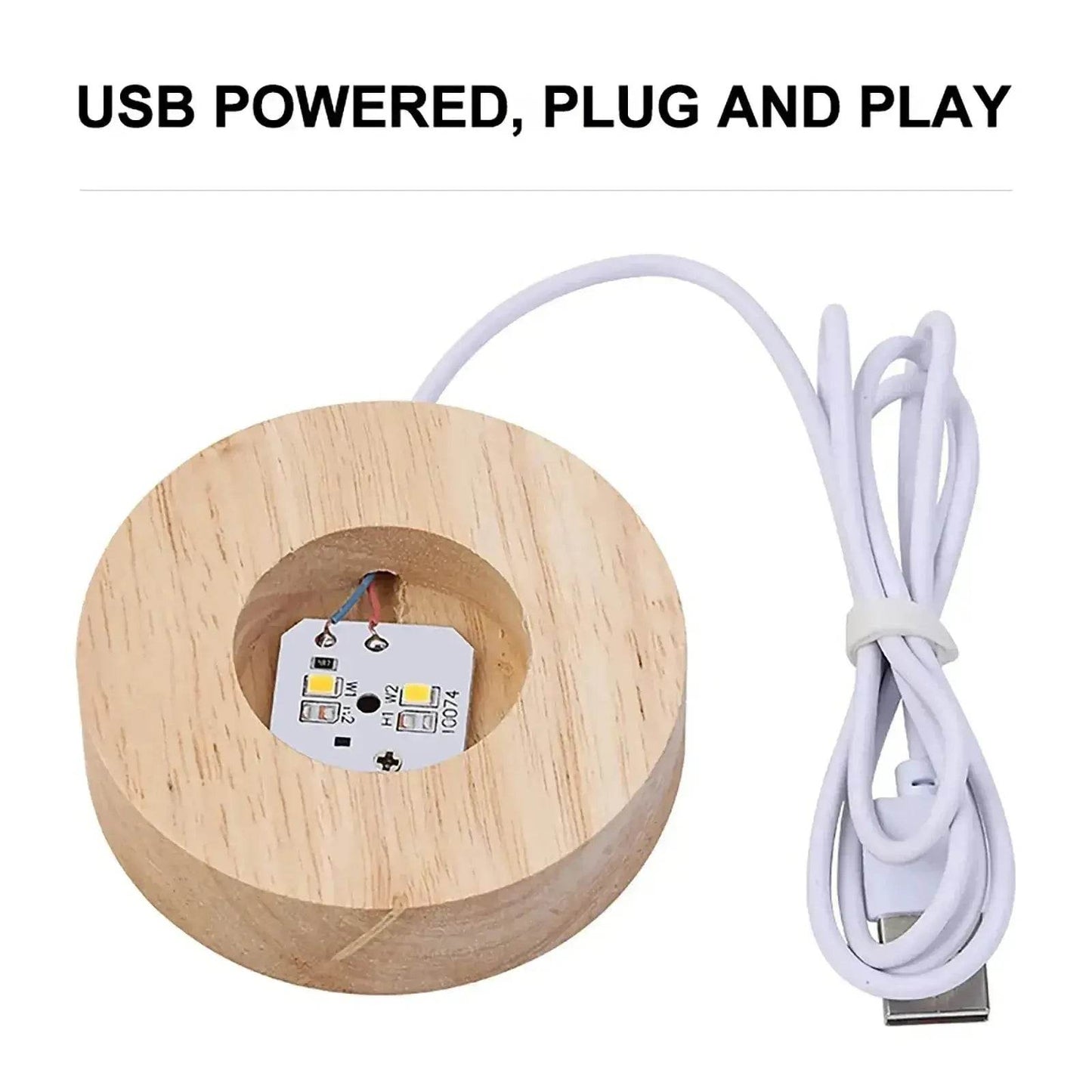 Unique 3D USB Crystal Plasma Ball with Galaxy and Planetary Projections USB Night Light - ROYAL EQUIPS