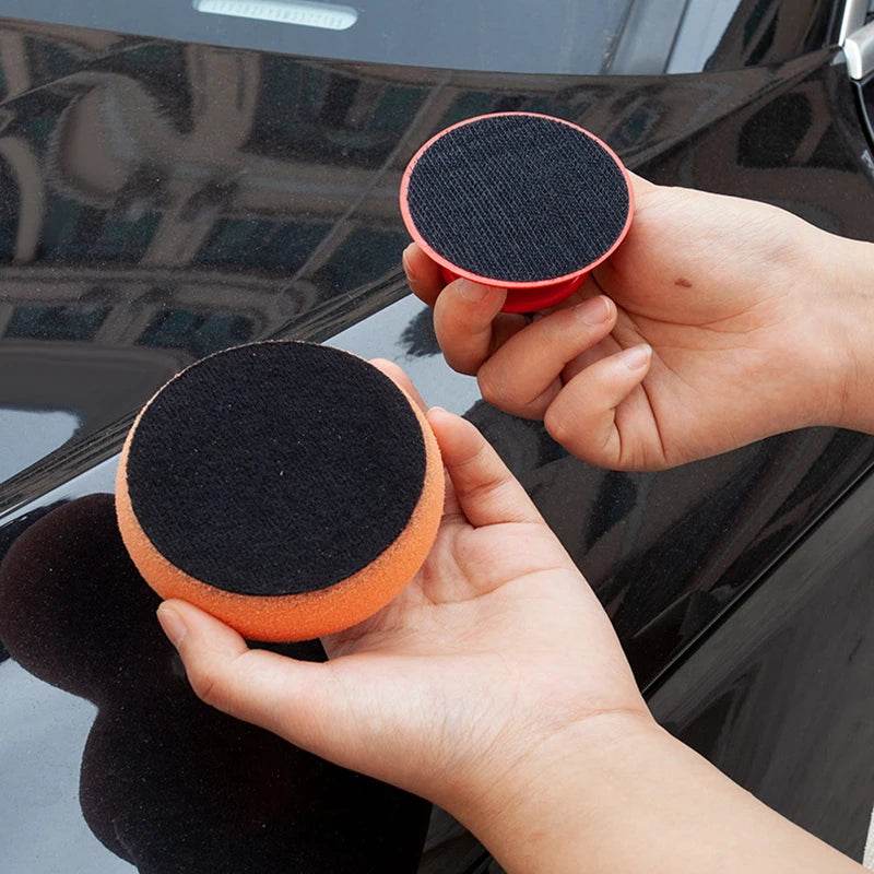 Car Waxing Polish Wax Foam Sponge Applicator Car Waxing Polishing Sponge Pads with Power Handle Auto Detailing Cleaning Tools - ROYAL EQUIPS