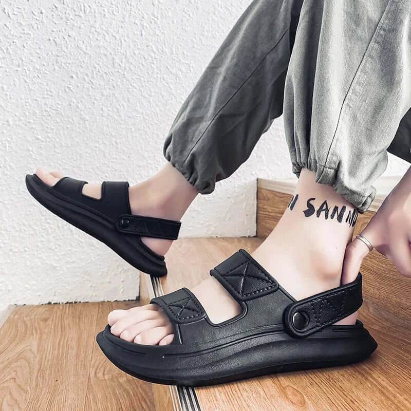 Quality Sandals Gladiator Men's Roman Flip Flops - ROYAL EQUIPS