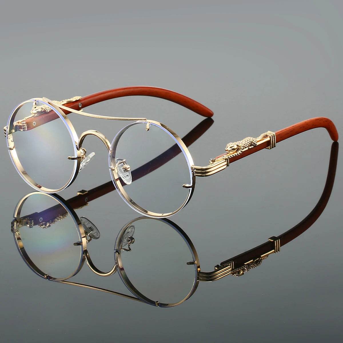 Round Vintage Double Bridge Multicolor Shades Luxury Designed SunGlasses - ROYAL EQUIPS