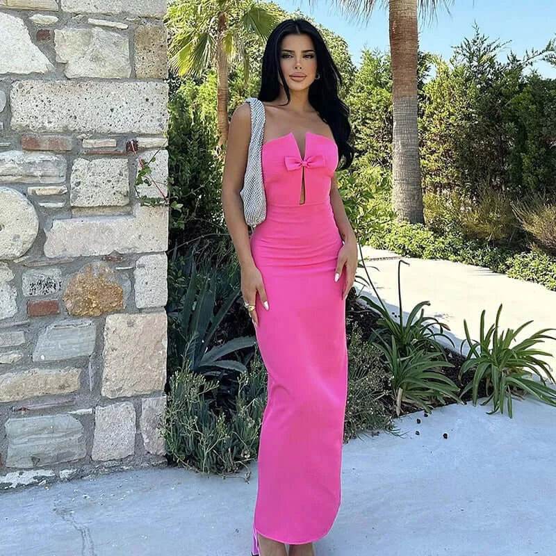 Strapless Sleeveless Off-Shoulder Slim Dress Casual fit - ROYAL EQUIPS