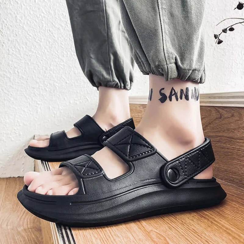 Quality Sandals Gladiator Men's Roman Flip Flops - ROYAL EQUIPS