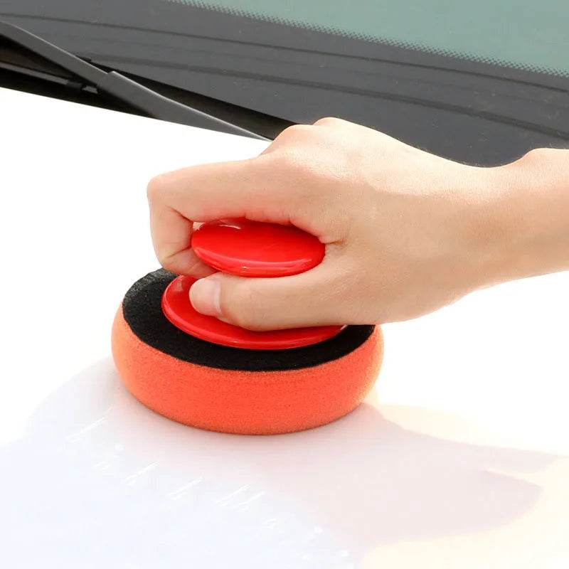 Car Waxing Polish Wax Foam Sponge Applicator Car Waxing Polishing Sponge Pads with Power Handle Auto Detailing Cleaning Tools - ROYAL EQUIPS