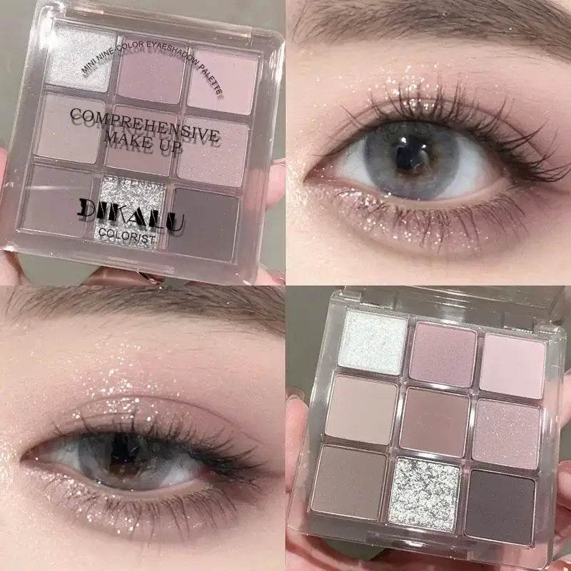 Matte & Shimmer Eyeshadow Palette - Pearlescent Blush Tones - ROYAL EQUIPS