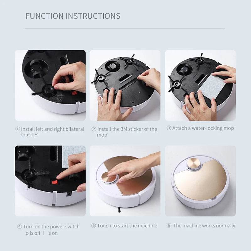 New ES06 Robot Vacuum Cleaner APP Wireless Cleaning Machine Smart Remote Control Sweeping Floor For Home - ROYAL EQUIPS