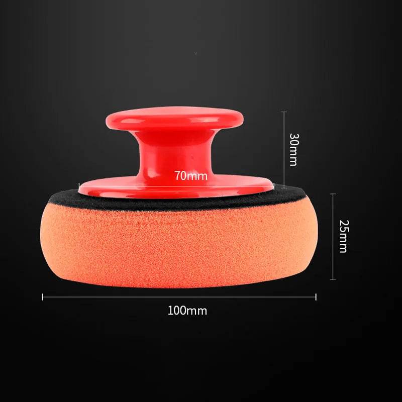 Car Waxing Polish Wax Foam Sponge Applicator Car Waxing Polishing Sponge Pads with Power Handle Auto Detailing Cleaning Tools - ROYAL EQUIPS