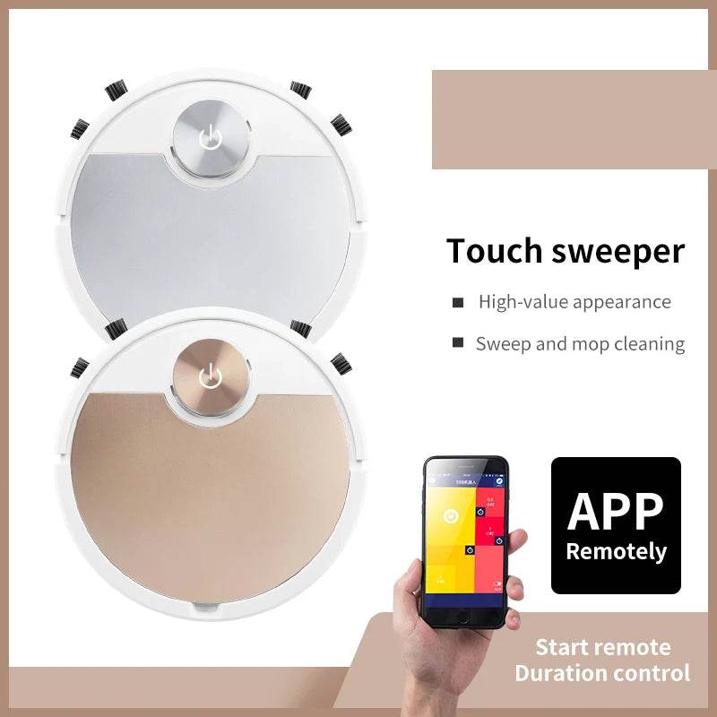 New ES06 Robot Vacuum Cleaner APP Wireless Cleaning Machine Smart Remote Control Sweeping Floor For Home - ROYAL EQUIPS