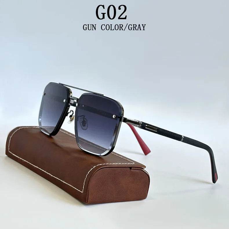 Trendy Square Sunglasses For Men New Vintage Sunglasses Oculos Glasses - ROYAL EQUIPS