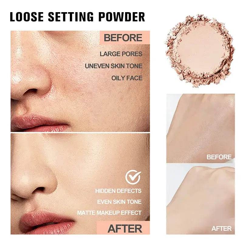 Luxury Banana Loose Setting Powder - Oil-Control Face Powder (6 Shades) - ROYAL EQUIPS