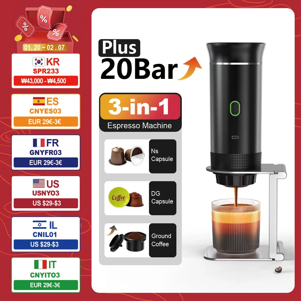 BrewGo Pro: Espresso überall und jederzeit!