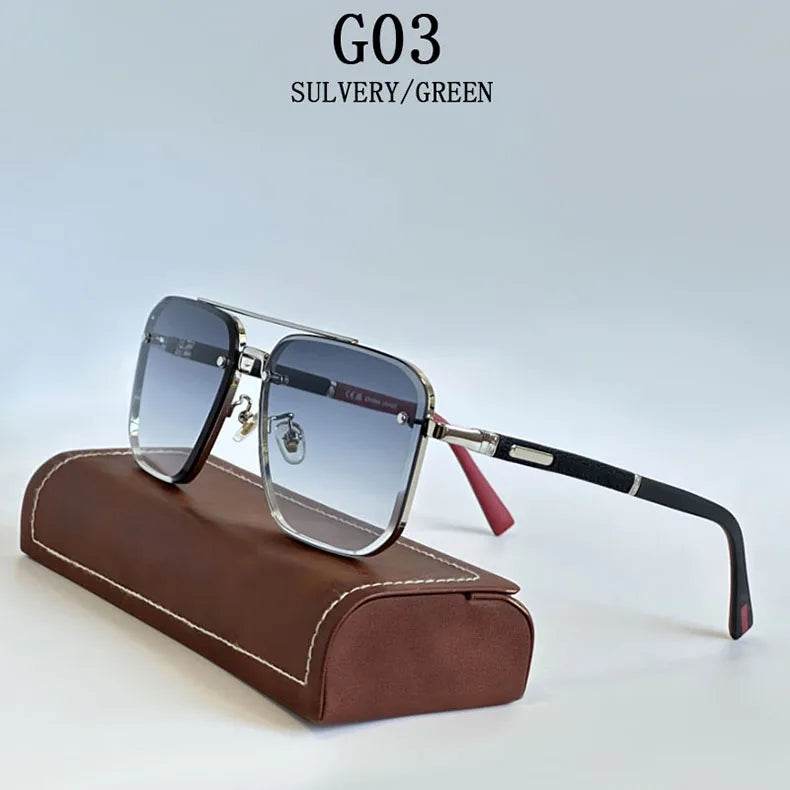 Trendy Square Sunglasses For Men New Vintage Sunglasses Oculos Glasses - ROYAL EQUIPS