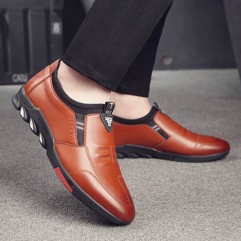 Leather Shoes Mens Leather Spring New Mens Business - ROYAL EQUIPS