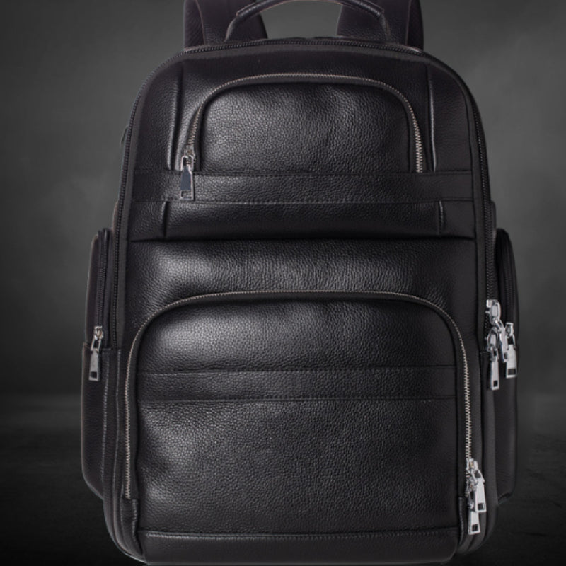 Travel Backpack Genuine Leather