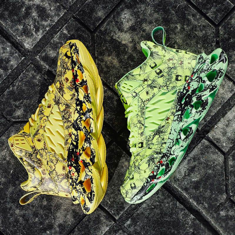Trendy Camouflage Sports And Leisure Blade shaped Sneakers - ROYAL EQUIPS
