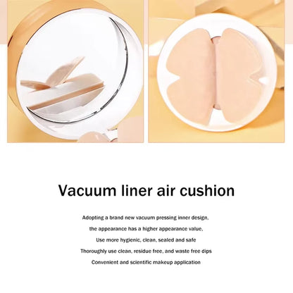 Air Cushion BB Cream with Butterfly Puff - Moisturizing, Whitening, Oil-Control & Waterproof Makeup Solution