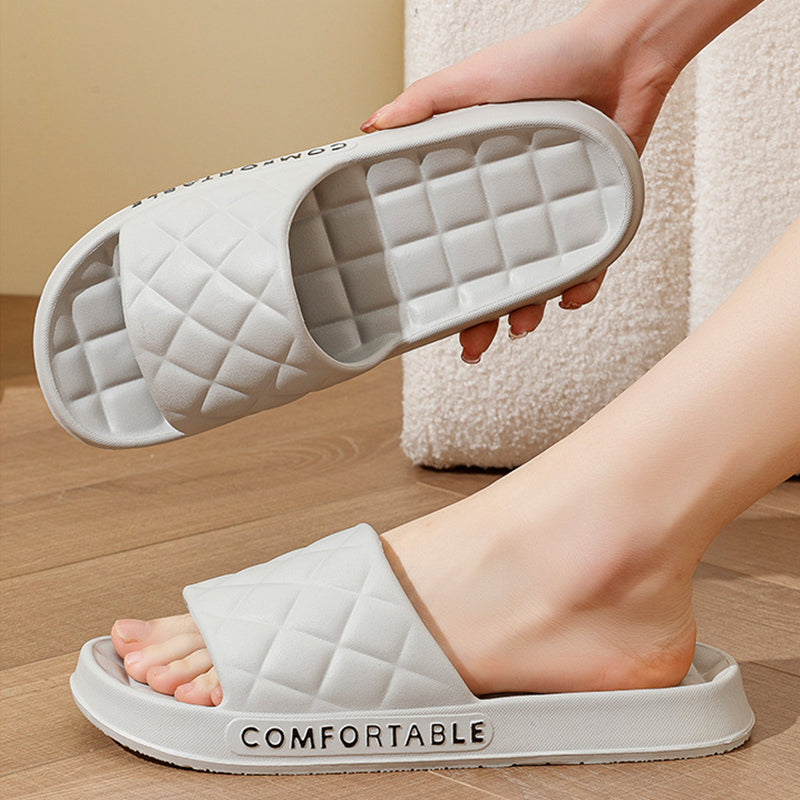 Unisex Quilted EVA Slide Slippers