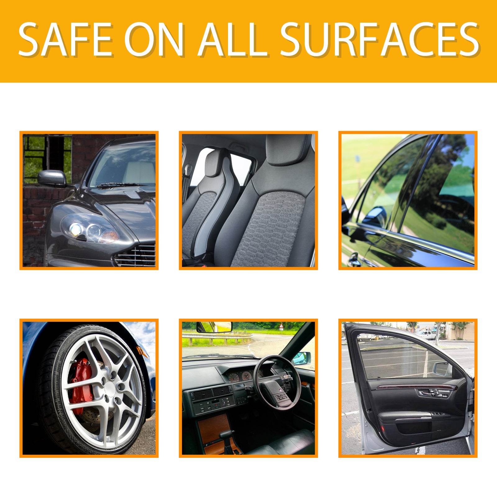 Car interior foam cleaner Water free decontamination Seat ceiling dashboard foam cleaner - ROYAL EQUIPS