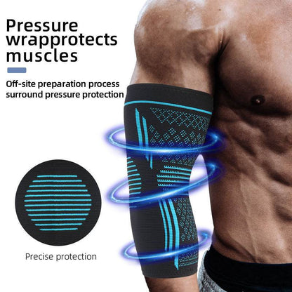 Four-Way Elastic Sports Elbow Protection – Breathable & Supportive - ROYAL EQUIPS