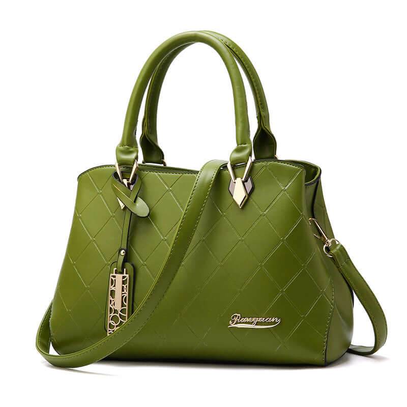 Luxe Dames Handtas – Elegant & Stijlvol met Diamantpatroon - ROYAL EQUIPS