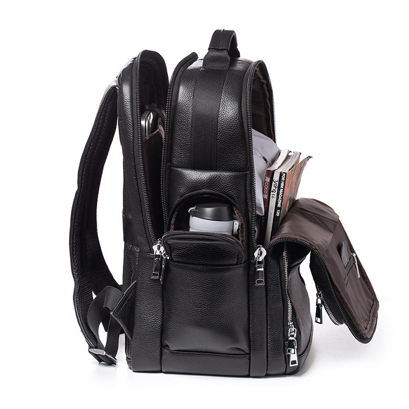 Travel Backpack Genuine Leather
