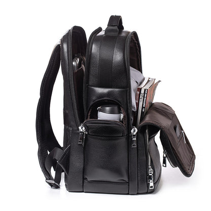 Travel Backpack Genuine Leather