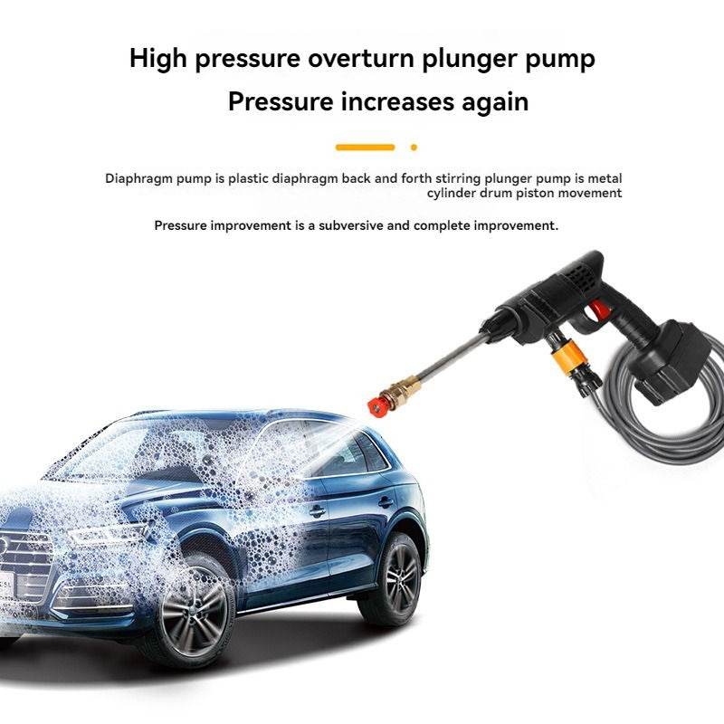 High-Power Wireless Electric Car Washing Gun – Portable and Rechargeable - ROYAL EQUIPS