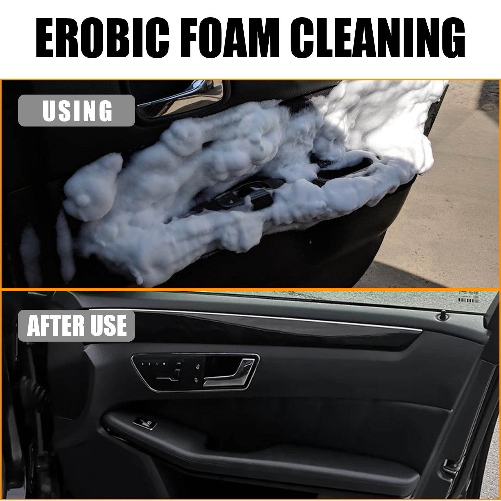Car interior foam cleaner Water free decontamination Seat ceiling dashboard foam cleaner - ROYAL EQUIPS