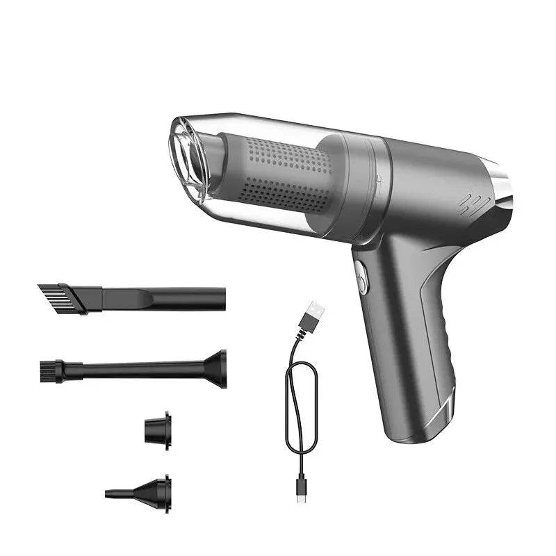 Wireless car vacuum cleaner small handheld blowing and suction dual-use with super large suction power for locomotives - ROYAL EQUIPS