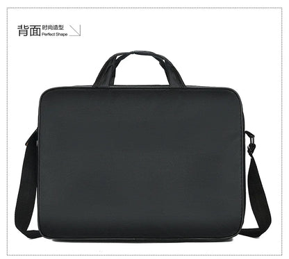 Business Red Line Laptop Briefcase Large-Capacity Laptop Bag
