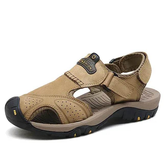 New Summer Outdoor Genuine Leather Non-slip Sandals - ROYAL EQUIPS