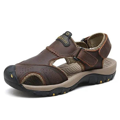 New Summer Outdoor Genuine Leather Non-slip Sandals - ROYAL EQUIPS