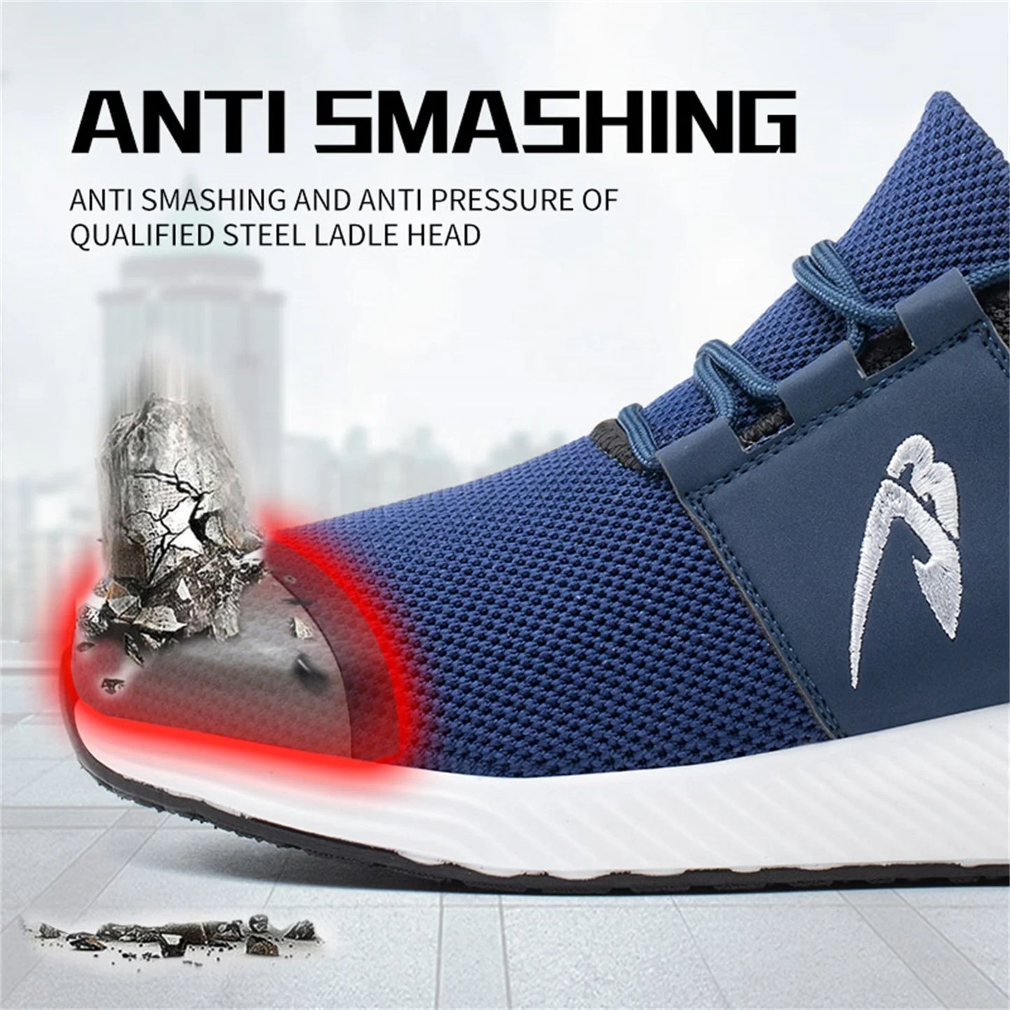 Industrial Breathable Lightweight Safety Shoes