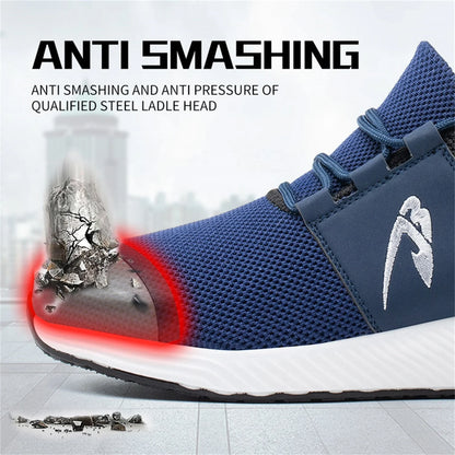 Industrial Breathable Lightweight Safety Shoes
