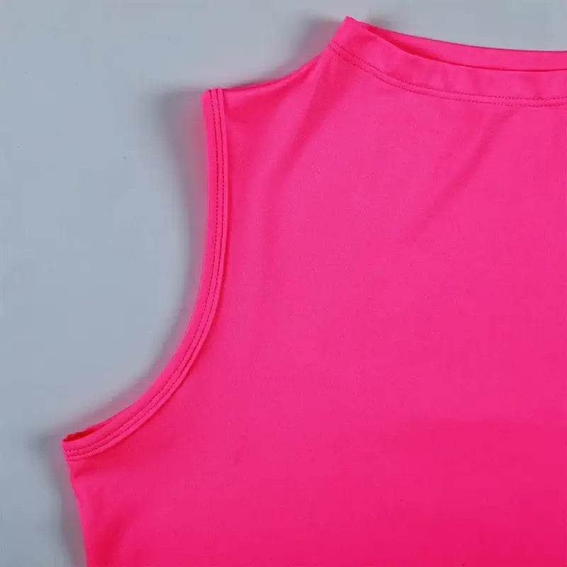 Sleeveless Mini Dress Bodycon Slim Basic Dress - ROYAL EQUIPS