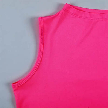 Sleeveless Mini Dress Bodycon Slim Basic Dress - ROYAL EQUIPS