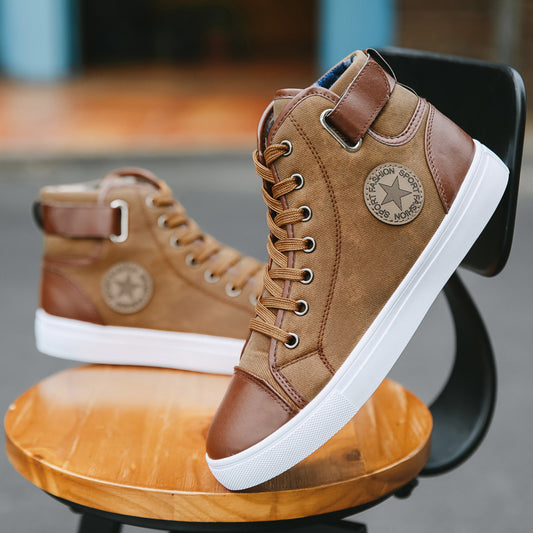Youth Style Maten Boot Leather Sneakers Oxford
