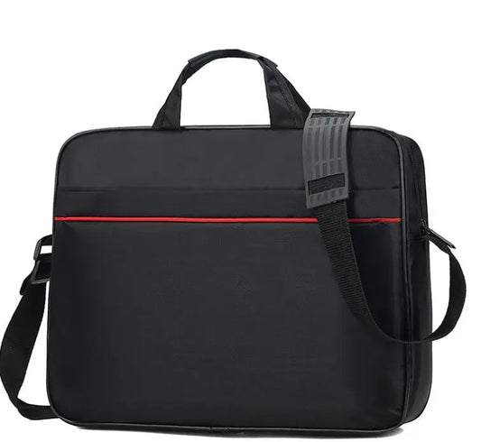 Business Red Line Laptop Briefcase Large-Capacity Laptop Bag