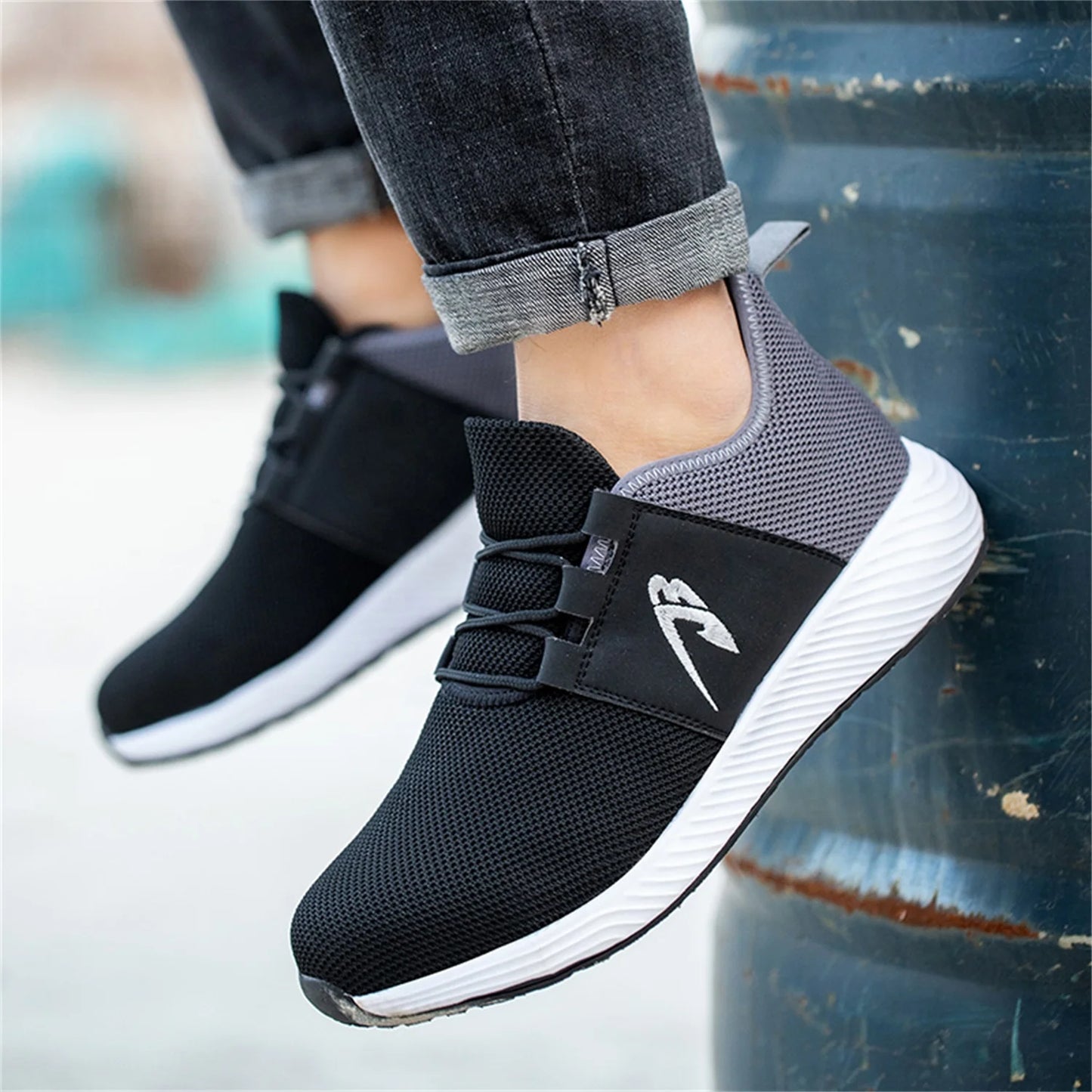 Industrial Breathable Lightweight Safety Shoes