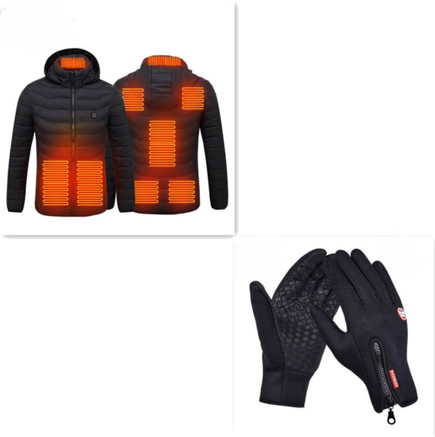 Men's Heated Jacket USB Electric Coat Cotton Thermal Heating Vest Winter - ROYAL EQUIPS