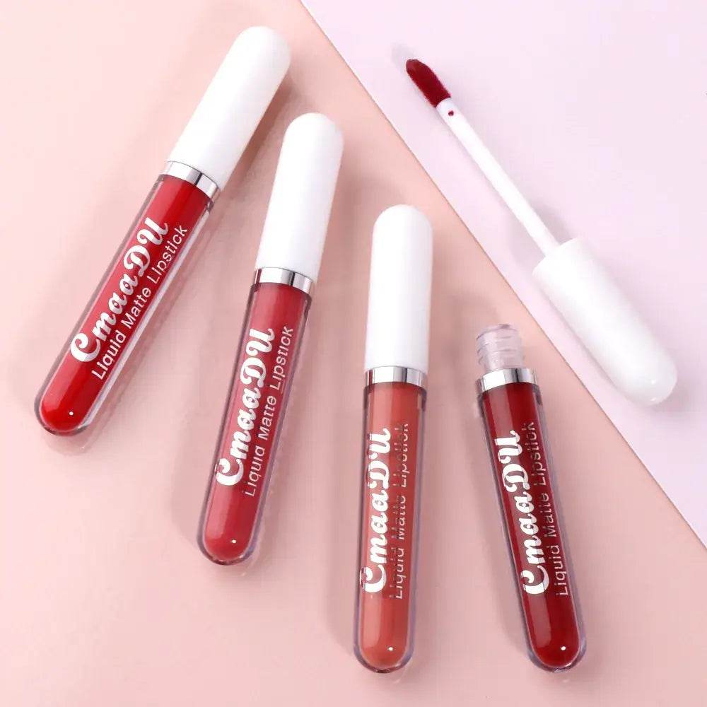 6 PCS Liquid Lip Gloss Set Waterproof Long lasting Beauty Cosmetics lipsticks - ROYAL EQUIPS