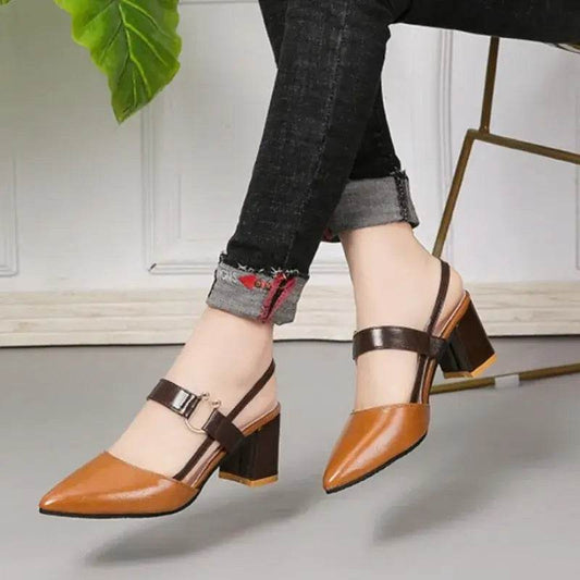 Pointy Sandals Plus Size Women's High Heels - ROYAL EQUIPS