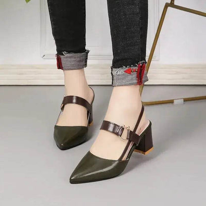 Pointy Sandals Plus Size Women's High Heels - ROYAL EQUIPS